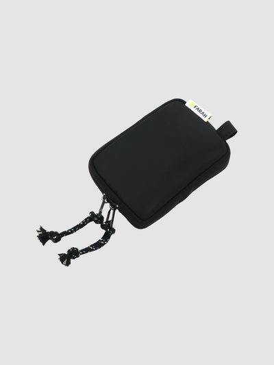 Nylon Wallet In Deep Black