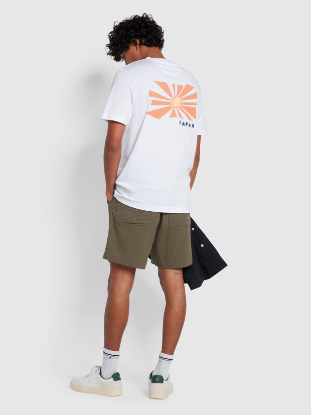 Venice Regular Fit Graphic Short Sleeve T-Shirt In White – Farah