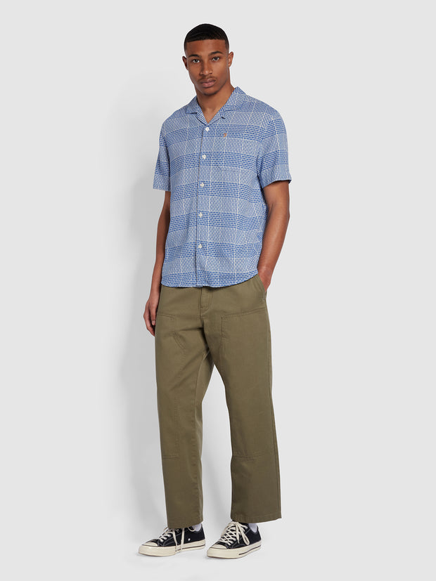 Exodus Shirt In Blue | Farah® Online