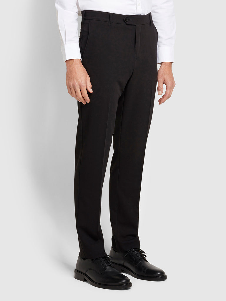 Buy Men Dark Grey 4Way Stretch Trousers for Men Online 