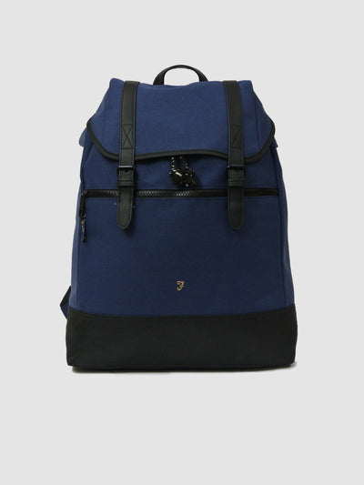 Helix Hopsack Rucksack In True Navy